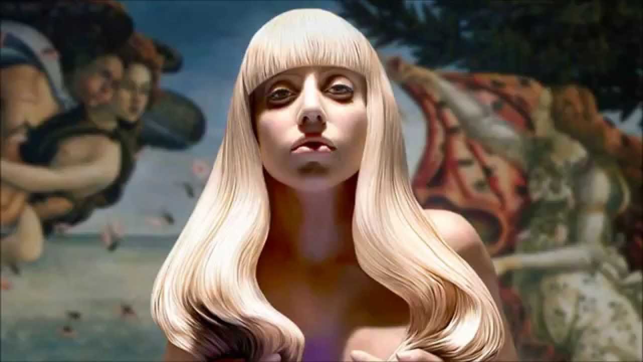Lady Gaga posando para su álbum Artpop.