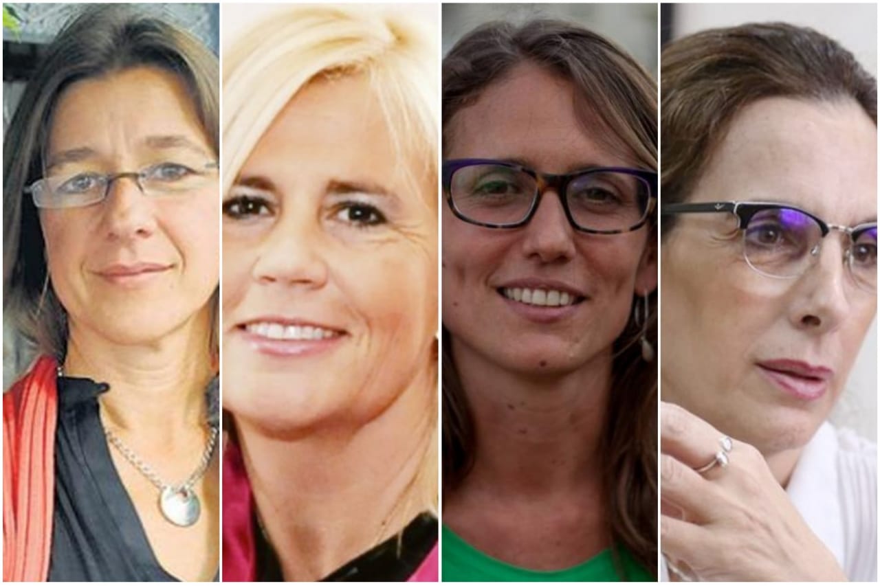 Foto: Las cuatro ministras de Fernández