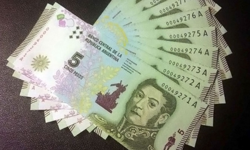 Billetes de 5 pesos