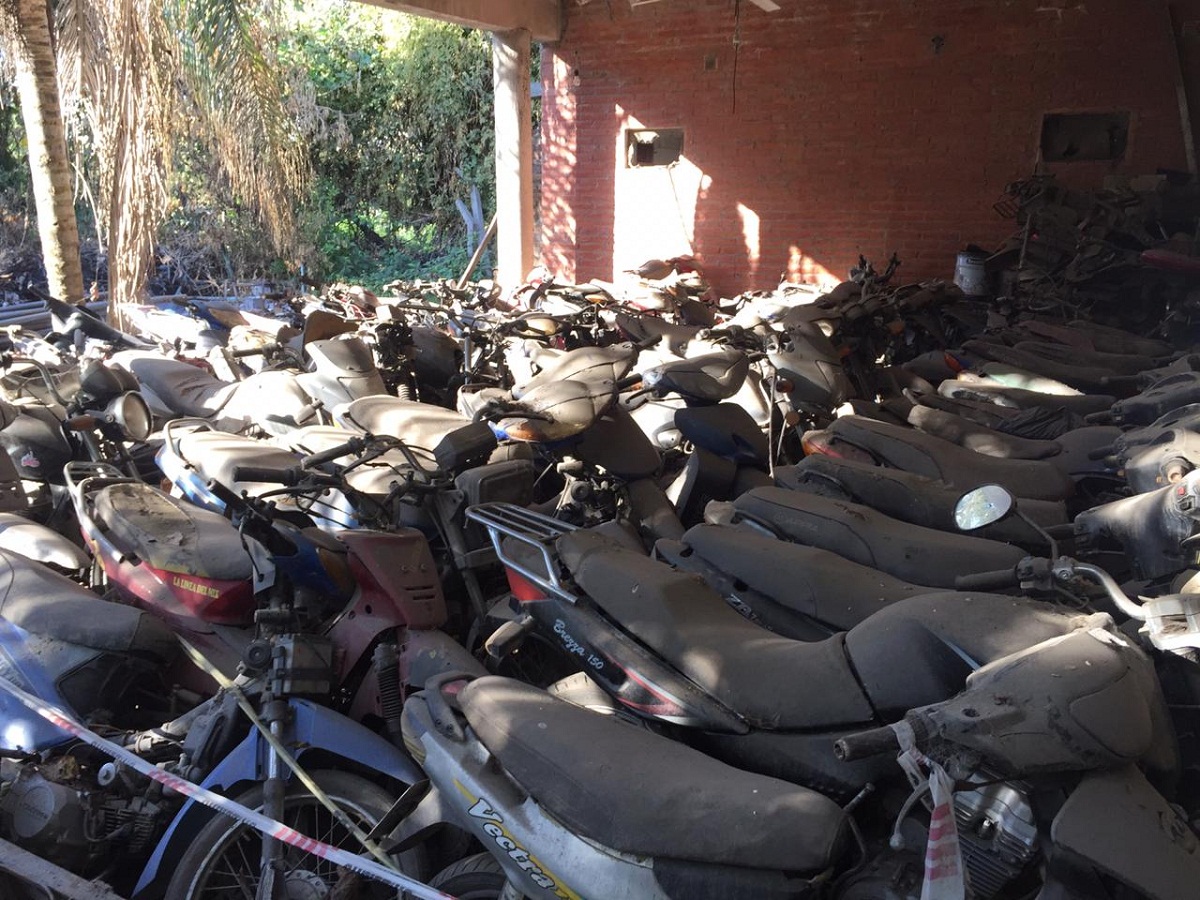 Pasarán a desguace cientos de motos en Yerba Buena.