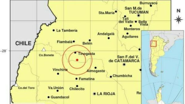temblor en Catamarca