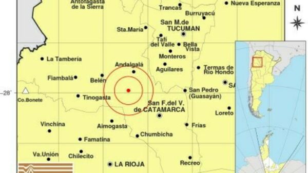 temblor en Catamarca